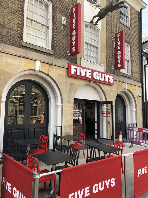 Five Guys is open