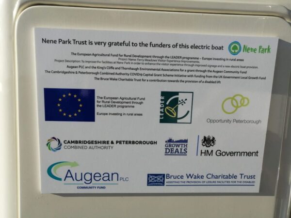 Ferry Meadows Boat Trip  sponsors