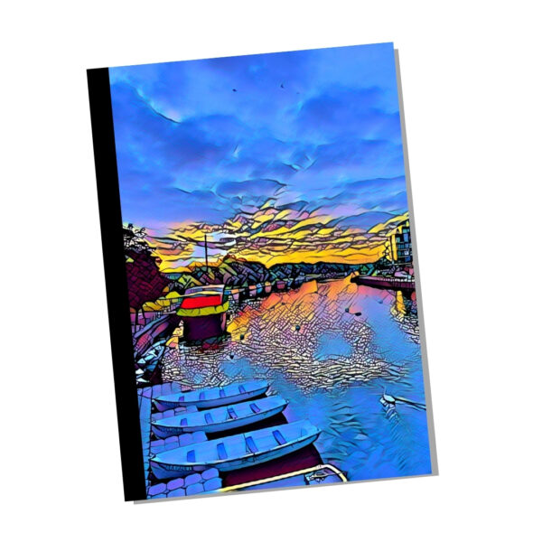 River Nene 120 page Notebook / Journal (6x9") Squares Design