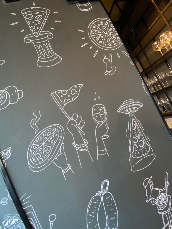 PizzaLuxe decor