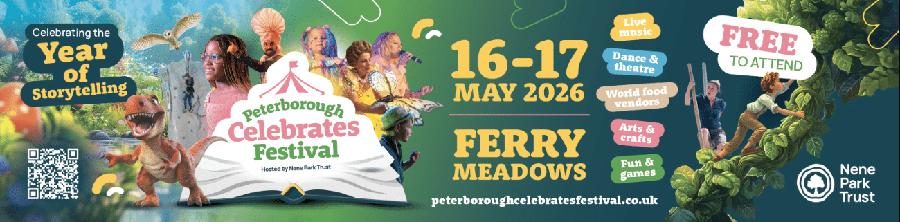 Click to see what's coming up at Peterborough Celebrates Festival 2026